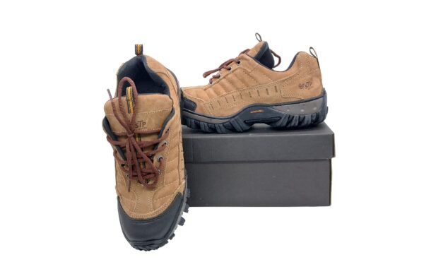 Tênis Adventure Couro Stronge Front Trekking Stop Boots R40- Marfim/Café - Image 3