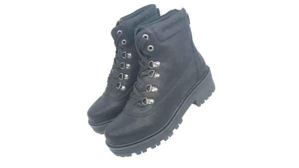 Bota Feminina Coturno Tratorado  Mooncity Preto - Image 4