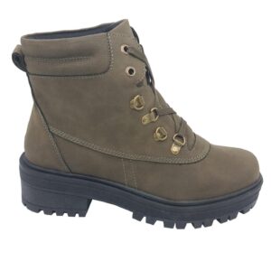 Bota Feminina Coturno Tratorado Mooncity Verde