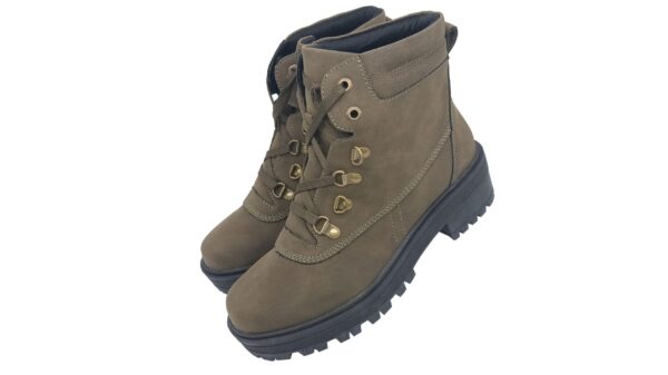 Bota Feminina Coturno Tratorado Mooncity Verde - Imagem 3