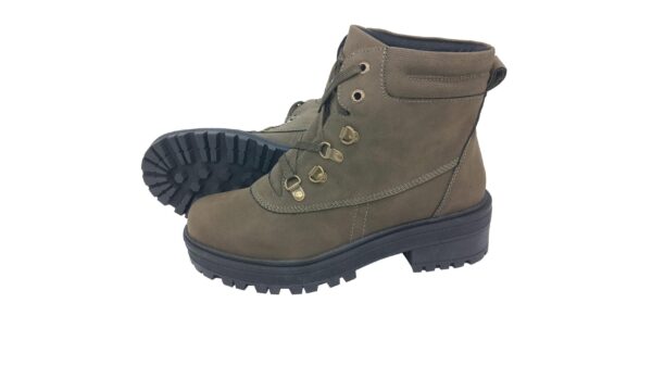 Bota Feminina Coturno Tratorado Mooncity Verde - Imagem 4