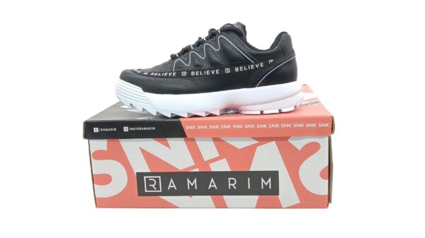 Tênis Ramarim Feminino Sneaker Believes/Branco/Preto - Image 8