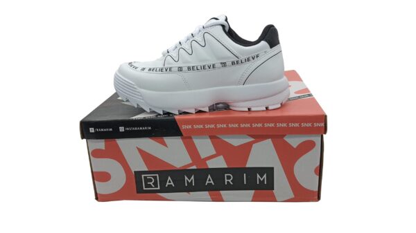 Tênis Ramarim Feminino Sneaker Believes/Branco/Preto - Image 4