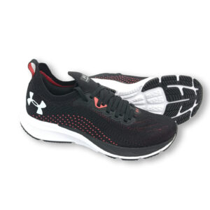 Tênis Masculino de Corrida Under Armour charged Slight/Preto Vermelho Branco