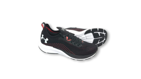 Tênis Masculino de Corrida Under Armour charged Slight/Preto Vermelho Branco - Image 2
