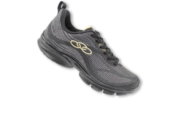Tênis Olympikus  Celeste Feminino -Chumbo+Preto - Image 3
