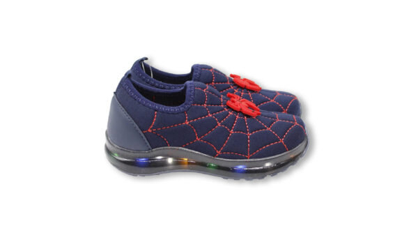 Tênis Infantil Club Happy Spider Marinho com Luzes LED