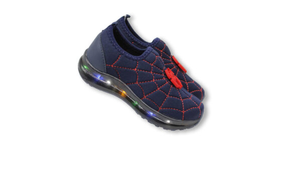 Tênis Infantil Club Happy Spider Marinho com Luzes LED - Image 4