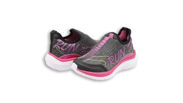 Tênis Infantil Slip On Via Vip Jogging  grafite preto - Image 2