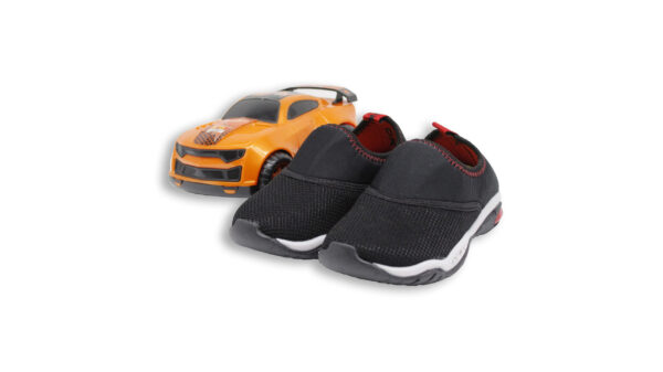 Tênis infantil Kidy Play respi-tec preto vermelho +brinquedo(carrinho) - Image 3