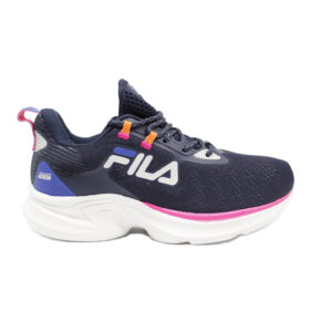 Tênis de Corrida Feminino Fila Racer For All,o modelo possui um cabedal produzido com material respirável proporcionando para o usuário maior comodidade, seu solado e produzido em um bloco único de EVA oque oferece maior amortecimento em suas corrida, seu estilo esportivo agrega valor e deixa o seu visual autentico e despojado .