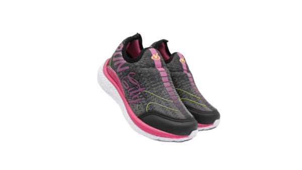Tênis Infantil Slip On Via Vip Jogging  grafite preto - Image 4