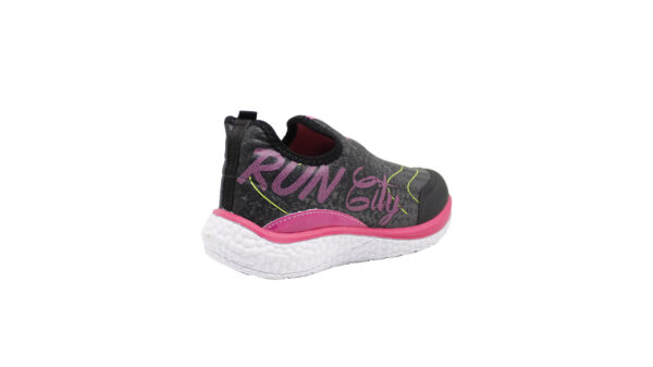 Tênis Infantil Slip On Via Vip Jogging  grafite preto - Image 3