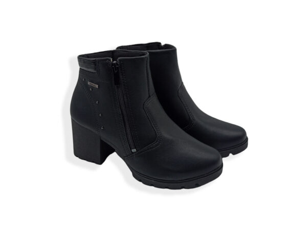 Bota Dakota Salto Médio com zíper Feminina  Preto
