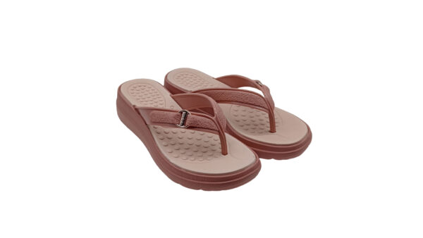 Tamanco Azaleia Lia Soft Care Feminino - Nude medio -preto bege