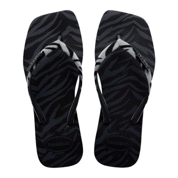 Chinelo Havaianas Slim Square Velvet-Preto adulto Feminino