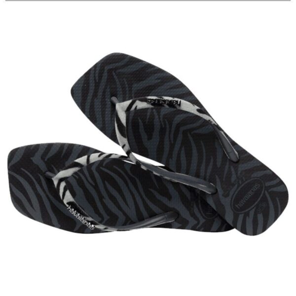 Chinelo Havaianas Slim Square Velvet-Preto adulto Feminino - Image 2