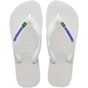 Chinelo Brasil, Havaianas, adulto-unissex Branco