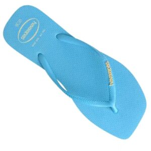 Havaianas slim Square logo pop-up azul lavanda
